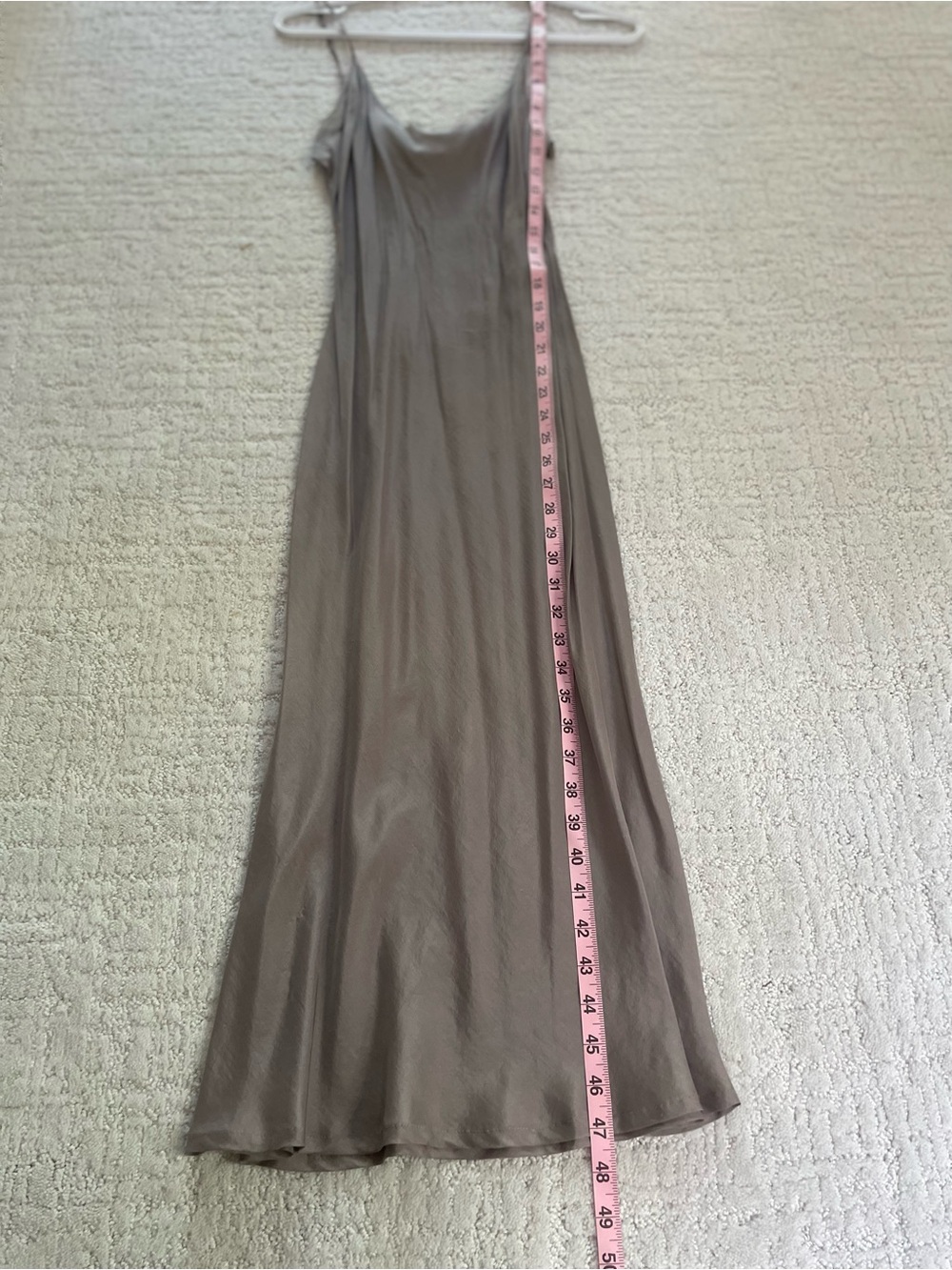 Vintage Jigsaw Gray 2-Piece Dress Textured Duster Front Tie 100% Silk Slip 10 - Picture 10 of 10
